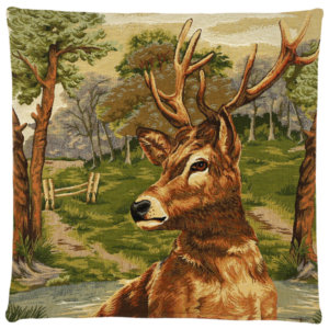 Kissen Jagd Hirsch im Wald 2