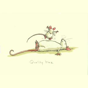 Karte MAUS Quality Time Anita Jeram von Two Bad Mice