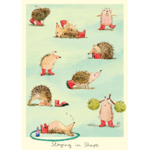 Karte IGEL Staying in shape Anita Jeram von Two Bad Mice