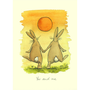 Karte HASE You and me Anita Jeram von Two Bad Mice