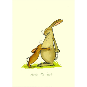 Karte HASE You're the best Anita Jeram von Two Bad Mice