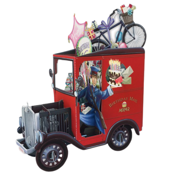 3 D Karte POST VAN - Postauto