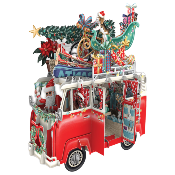 3 D Karte CHRISTMAS CAMPER