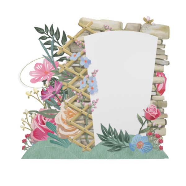 3 D Karte BIRTHDAY FLOWERS - Blumenstrauß