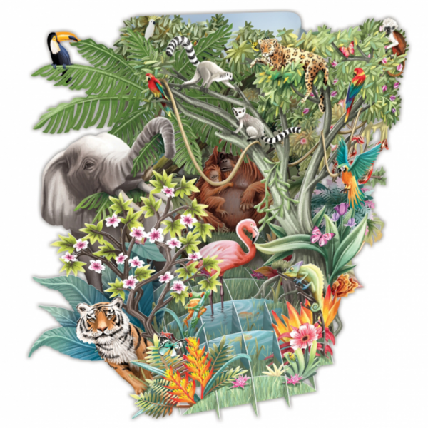 3 D Karte THE JUNGLE - Der Urwald
