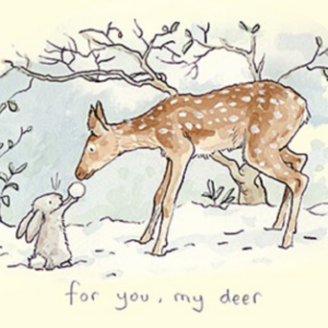 Karte HASE & REH For you my deer von Two Bad Mice