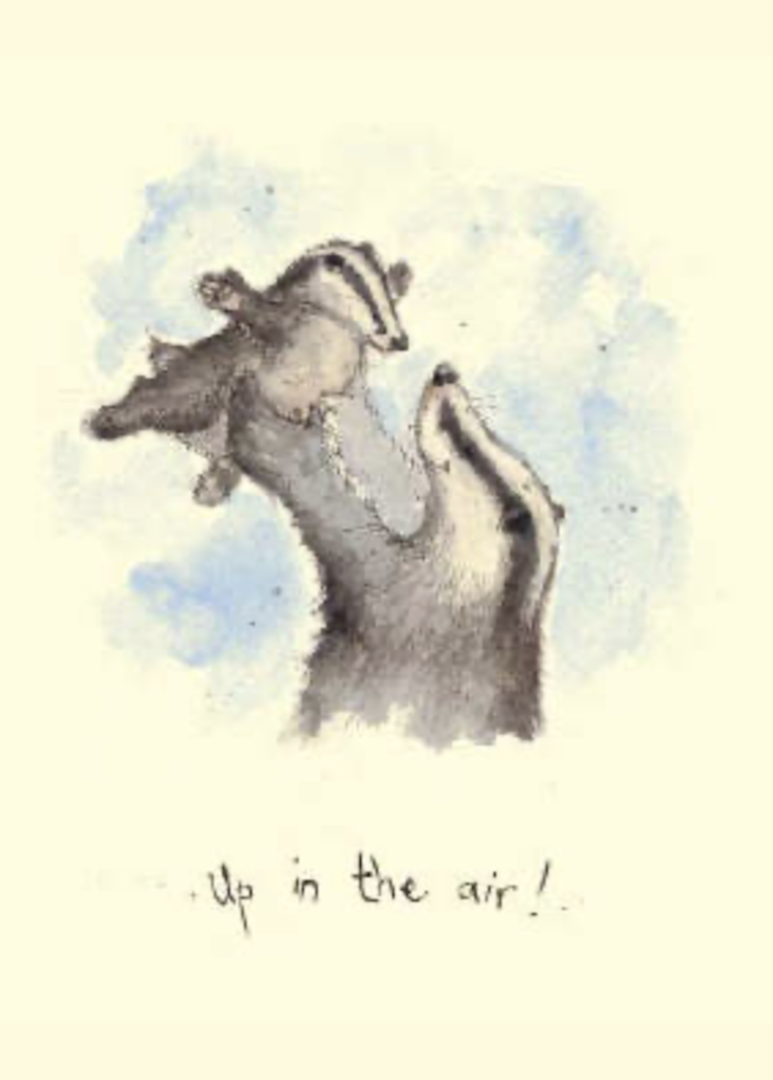 Karte DACHS Up in the air von Two Bad Mice