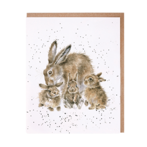 Karte Tiere HASE Furever and always von Wrendale Designs aus England