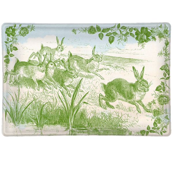 Seifenschale Bunny Toile von Michel Design Works