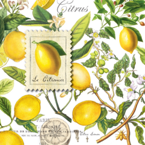 Servietten LEMON BASIL von Michel Design Works