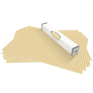 Schrankpapier abwaschbar Gingham Barley Karo ocker von The Master Herbalist