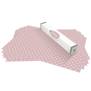 Schrankpapier abwaschbar Polka Dot pink Punkte altrosa von The Master Herbalist