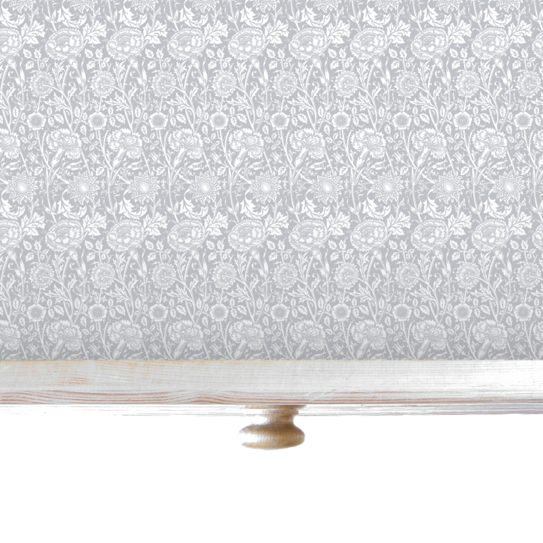 Duftendes Schrankpapier William Morris Pure Grey Maiglöckchen - The Master Herbalist