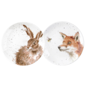 Teller Set 2-teilig Coupe Plates Wrendale Designs - FUCHS HASE