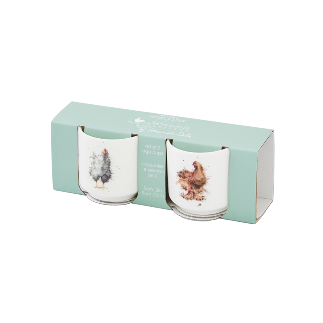 Eierbecher 2er Set HUHN von Wrendale Designs