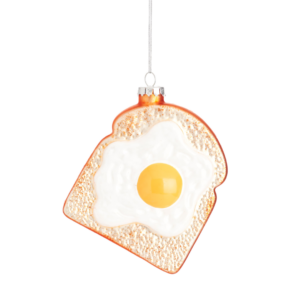 Weihnachtskugel Fried Egg on Toast - Sass & Belle