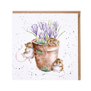 Karte Tiere MAUS Garden friends von Wrendale Designs aus England
