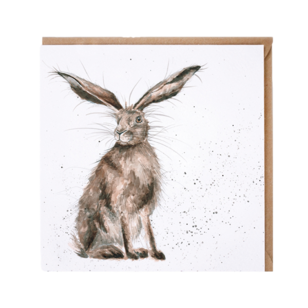 Karte Tiere HASE Good Hare Day von Wrendale Designs aus England