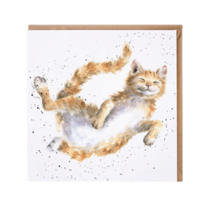 Karte Tiere KATZE The Cat Nap von Wrendale Designs aus England