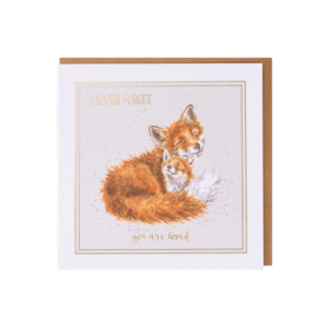 Karte Sprüche Tiere FUCHS Never forget von Wrendale Designs