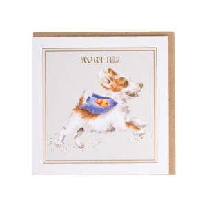 Karte Sprüche Tiere HUND You got this von Wrendale Designs