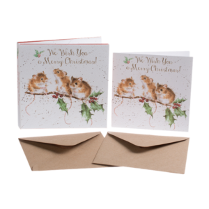 Kartenset Christmas MICE von Wrendale Designs aus England