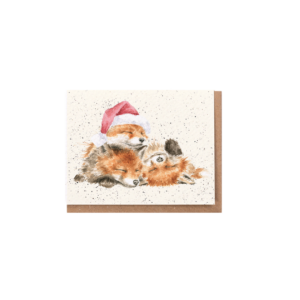Minikarte CHRISTMAS FUCHS Night before Christmas von Wrendale Designs aus England