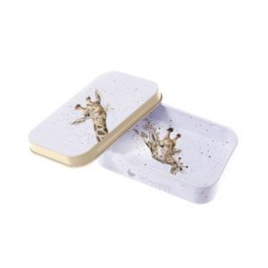 Mini Blechdose GIRAFFE Flowers Wrendale Designs