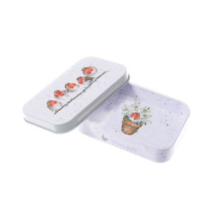 Mini Blechdose ROTKEHLCHEN Jolly Robin Wrendale Designs