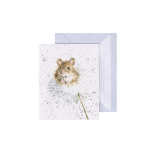 Minikarte MAUS Dandelion von Wrendale Designs aus England