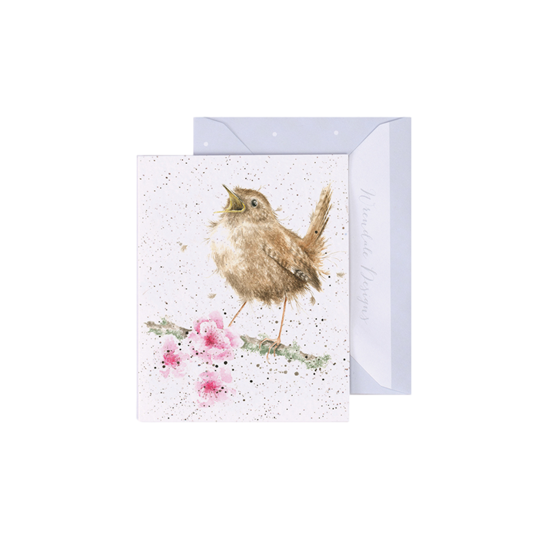Minikarte VOGEL little Tweets von Wrendale Designs aus England