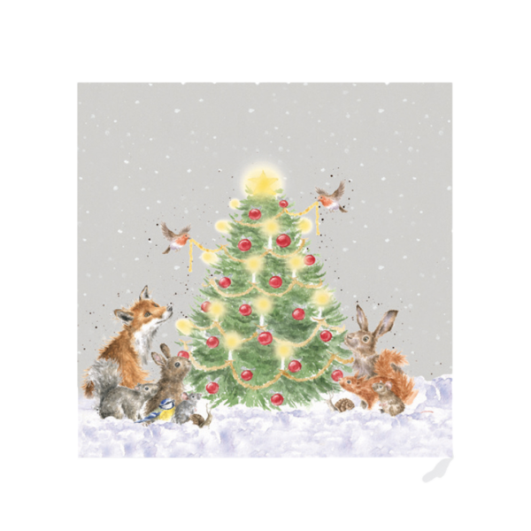 Servietten WEIHNACHTEN Oh Christmas Tree von Wrendale Designs aus England