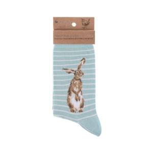 Socken HASE The hare and the bee Wrendale Designs