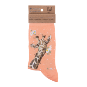 Socken GIRAFFE Flowers Wrendale Designs