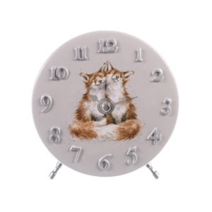 Tischuhr FUCHS PAAR Wrendale Designs aus England
