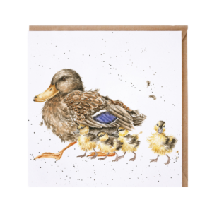 Karte Tiere ENTE Room for a small one von Wrendale Designs