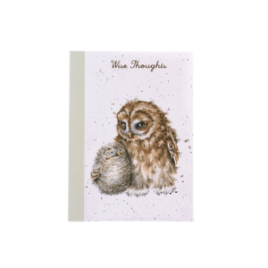Notizheft A6 EULE von Wrendale Designs aus England