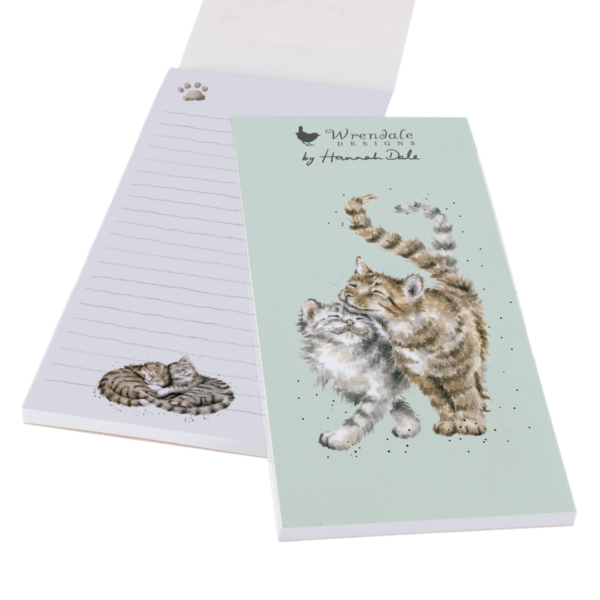 Magnetblock Shopping List Feline good - Wrendale Designs