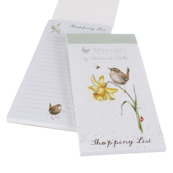 Magnetblock Shopping List Birds and the Bees - Wrendale Designs