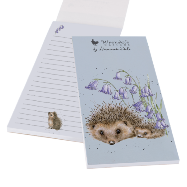 Magnetblock Shopping List Love and Hedgehugs - Wrendale Designs