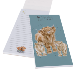 Magnetblock Shopping List Highland Wishes - Wrendale Designs