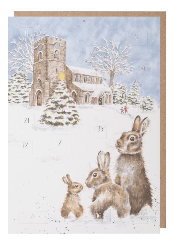 Adventskalender Silent Night - Kaninchen von Wrendale Designs