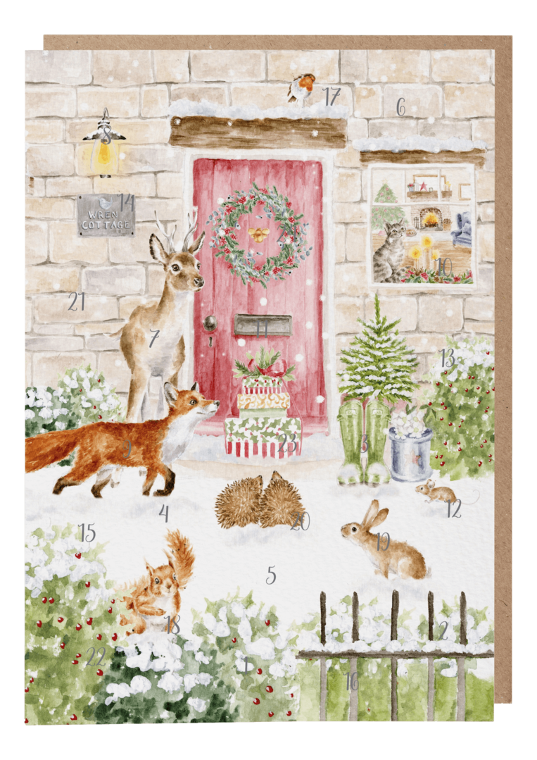 Adventskalender Christmas Cottage von Wrendale Designs