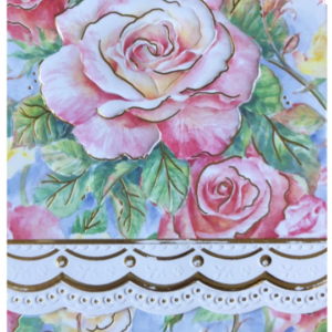 Carol Wilson Block: Rosen groß