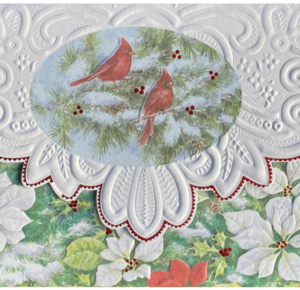 Carol Wilson Weihnachtskarten Rotkardinale im Schnee (Cardinals Christmas)