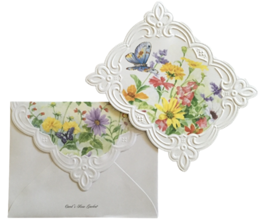 Carol Wilson Karten: Butterflies & Flowers (Schmetterling & Blumen)